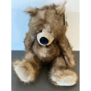 Aurora FOREST Teddy Bear Plush Beary Friends Stuffed Brown TAGS Vintage A&A